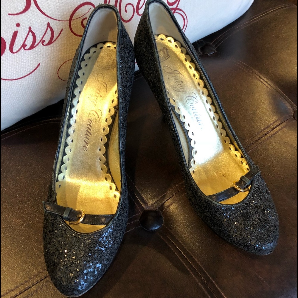 Juicy Couture sparkly heels